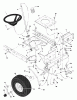 Murray 40538A - 40" Lawn Tractor (1997) Ersatzteile Steering
