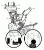 Murray C950-52464-0 - Craftsman 21" Dual Stage Snow Thrower (2004) (Sears) Ersatzteile Decals