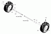 Murray C950-52464-1 - Craftsman 30" Dual Stage Snow Thrower (2005) (Sears) Ersatzteile Wheels