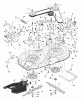 Murray 40541A - 40" Lawn Tractor (1997) Ersatzteile Mower Housing