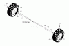 Murray C950-52726-0 (1695436) - Craftsman 30" Dual Stage Snow Thrower (2007) (Sears) Ersatzteile Wheels