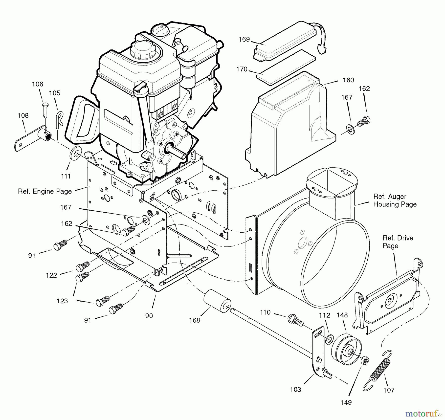 Murray Schneefräsen C950-52729-0 (1695382) - Craftsman 24