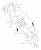 Murray C950-52729-0 (1695382) - Craftsman 24" Dual Stage Snow Thrower (2007) (Sears) Ersatzteile Handle Assembly