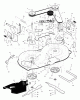 Murray 40541C - 40" Lawn Tractor (1999) Ersatzteile Mower Housing