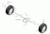 Murray C950-52729-0 (1695382) - Craftsman 24" Dual Stage Snow Thrower (2007) (Sears) Ersatzteile Wheels