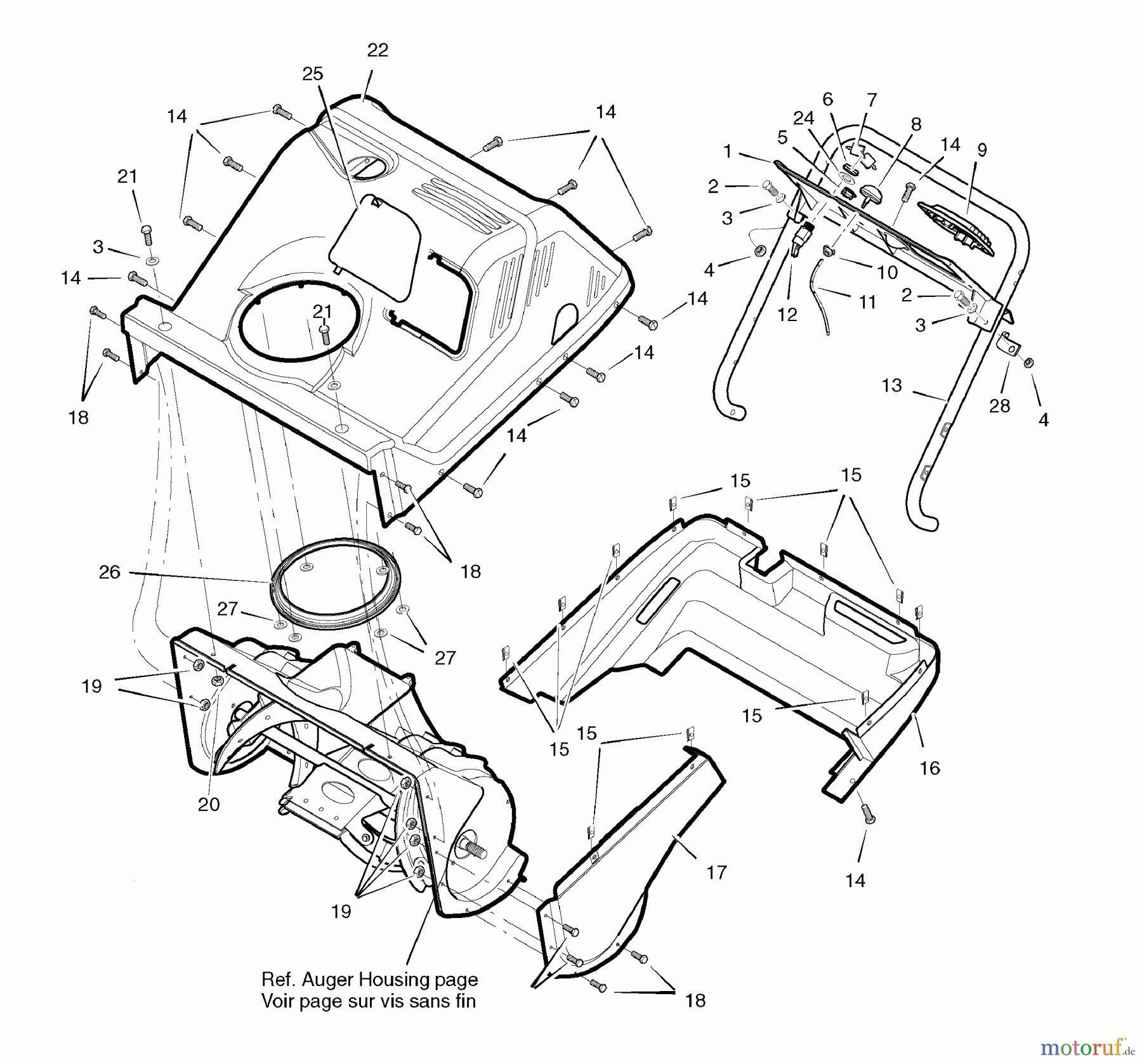 Murray Schneefräsen C950-52735-0 - Craftsman 22