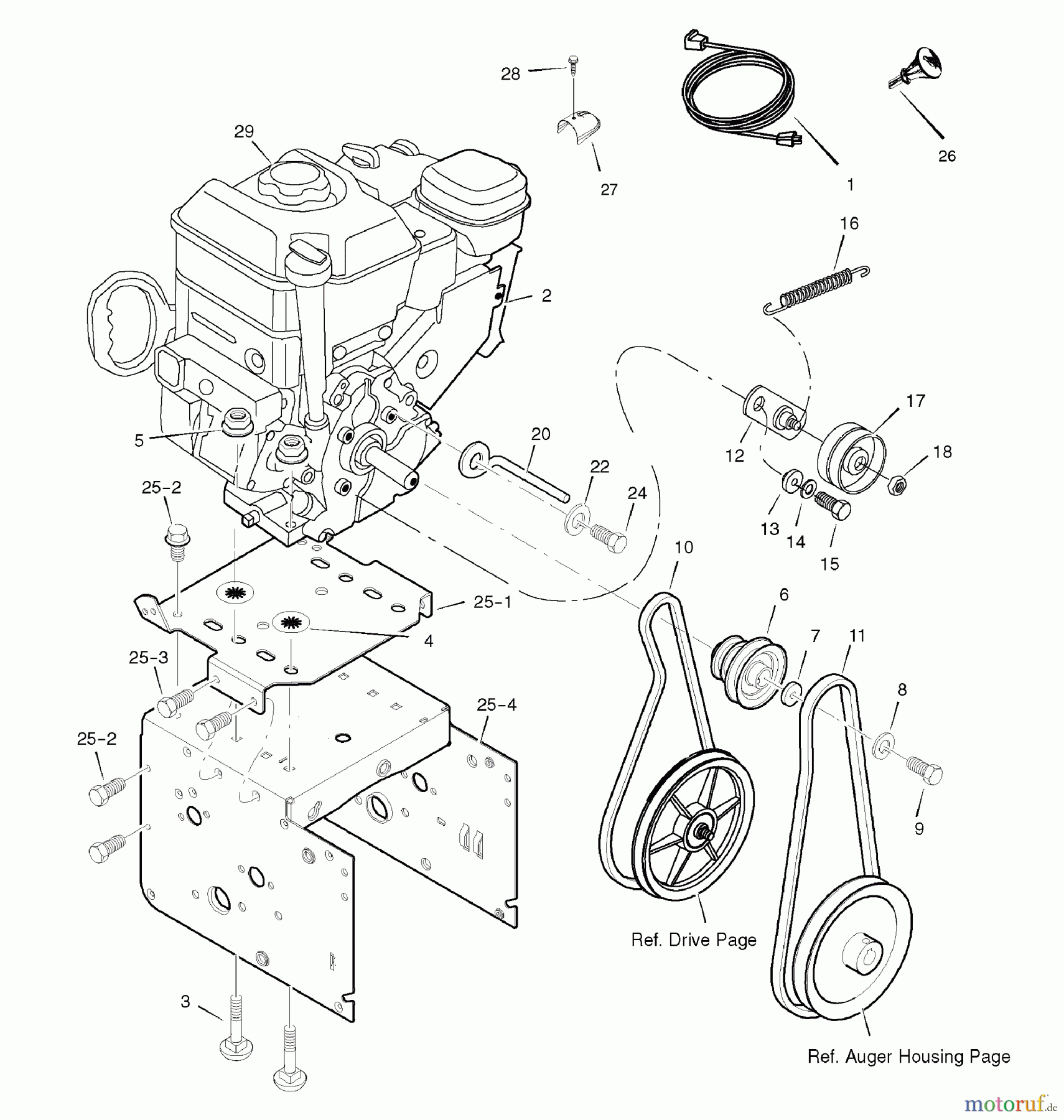 Murray Schneefräsen C950-52813-0 (1695559) - Craftsman 27