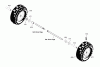 Murray C950-52816-0 (1695562) - Craftsman 30" Dual Stage Snow Thrower (2008) (Sears) Ersatzteile Wheels