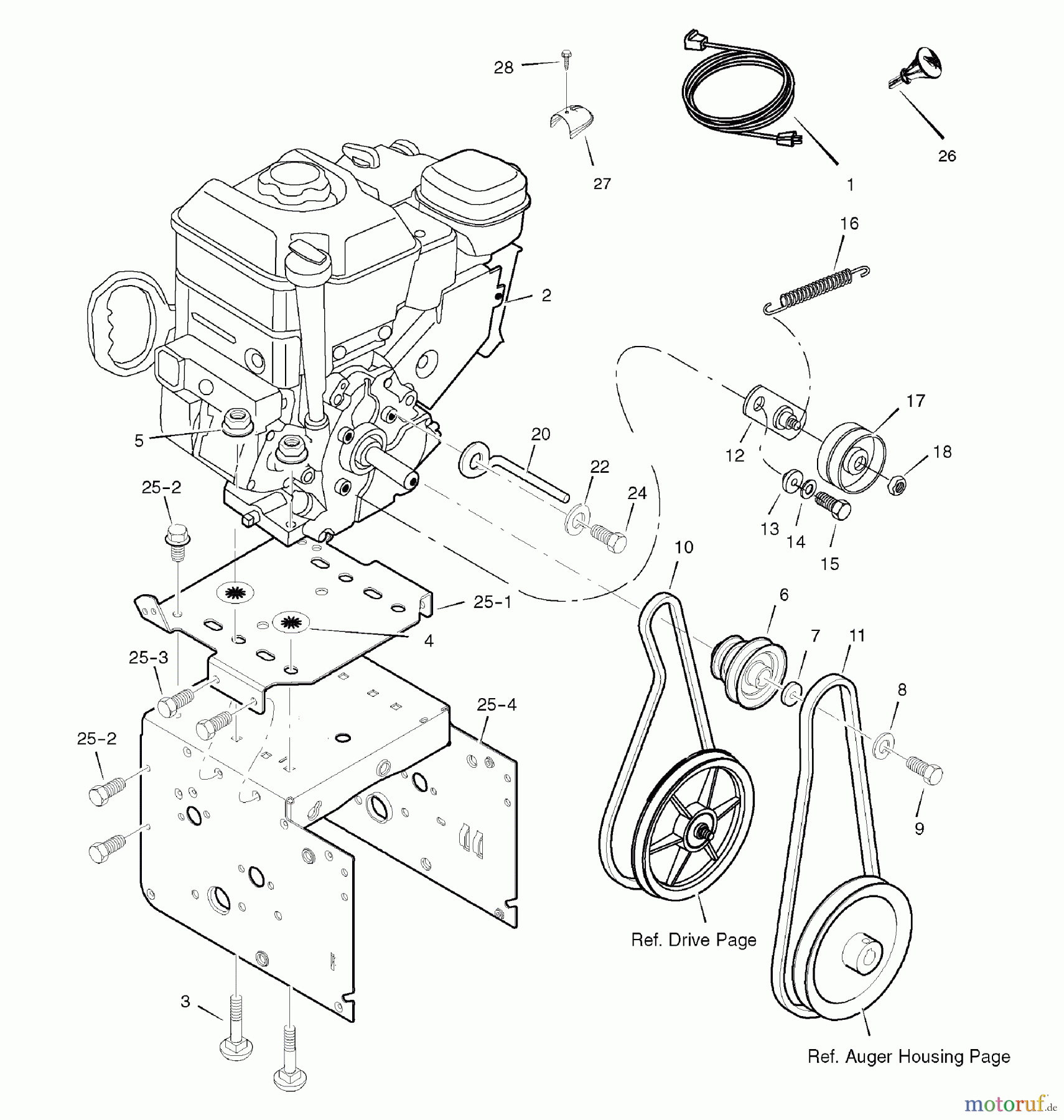 Murray Schneefräsen C950-52843-0 (1695555) - Craftsman 27