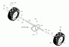 Murray C950-52843-0 (1695555) - Craftsman 27" Dual Stage Snow Thrower (2008) (Sears) Ersatzteile Wheels