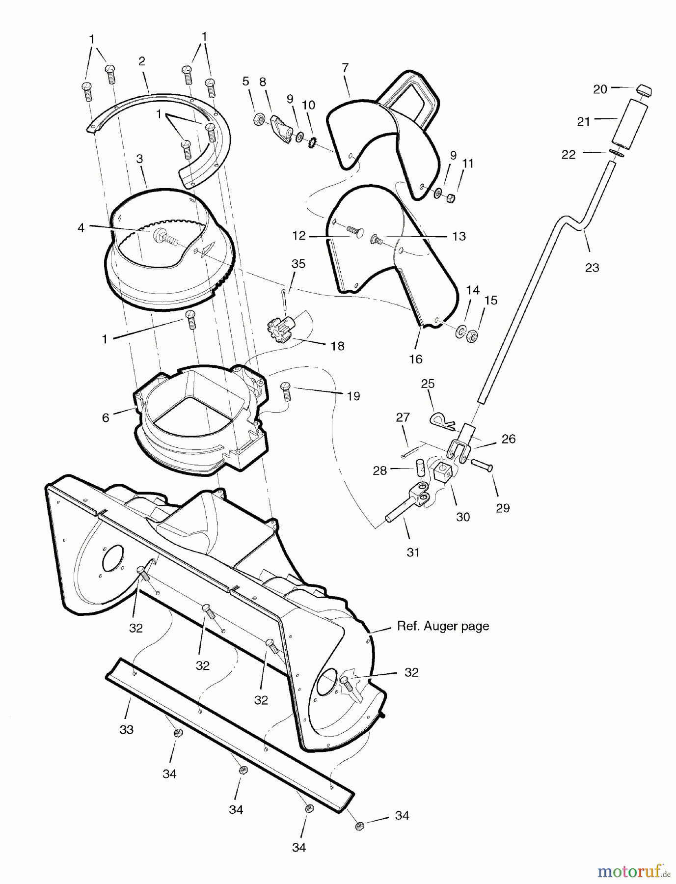 Murray Schneefräsen C950-52844-0 (1695556) - Craftsman 22