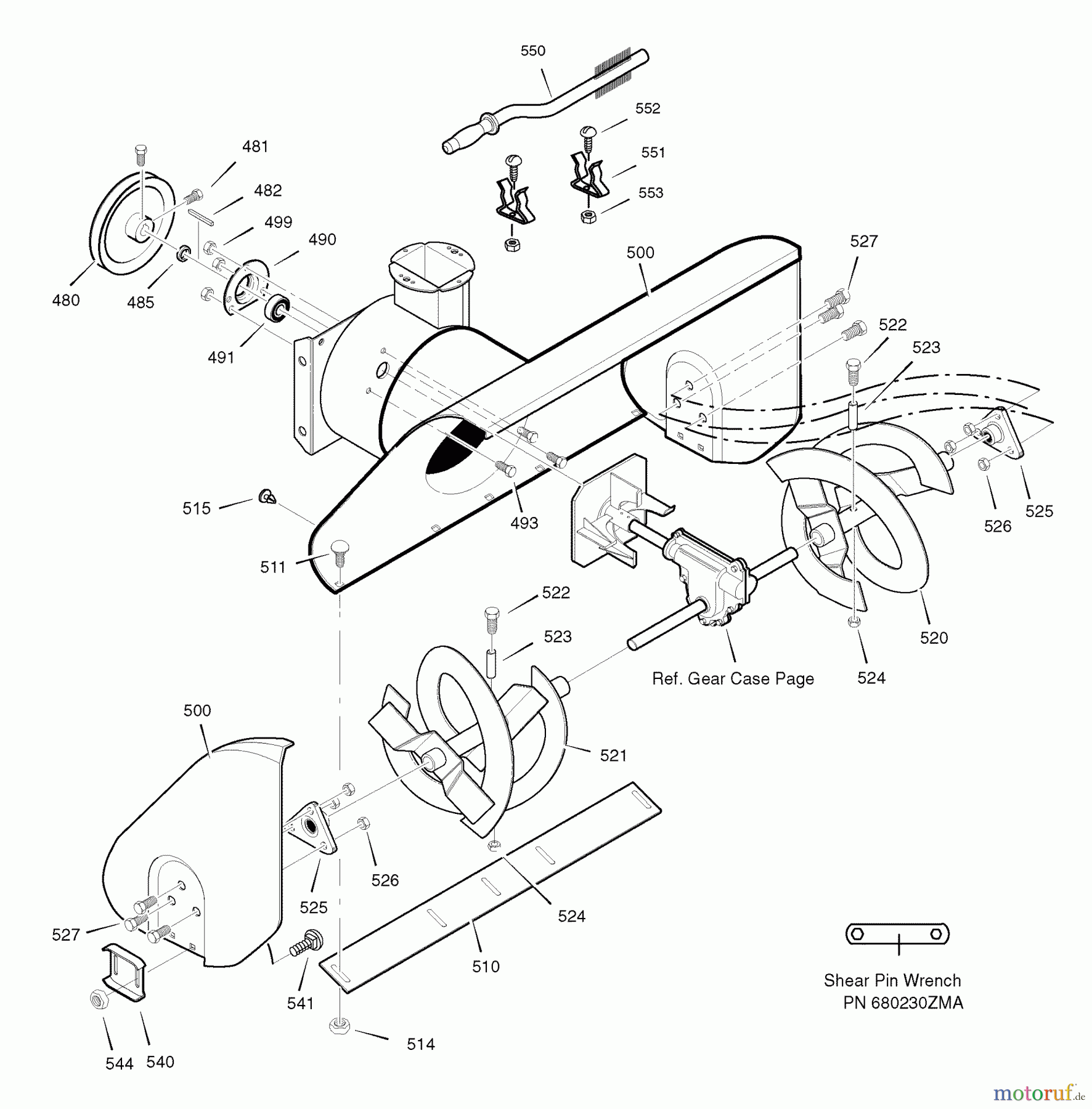 Murray Schneefräsen C950-52946-0 (1695739) - Craftsman 24