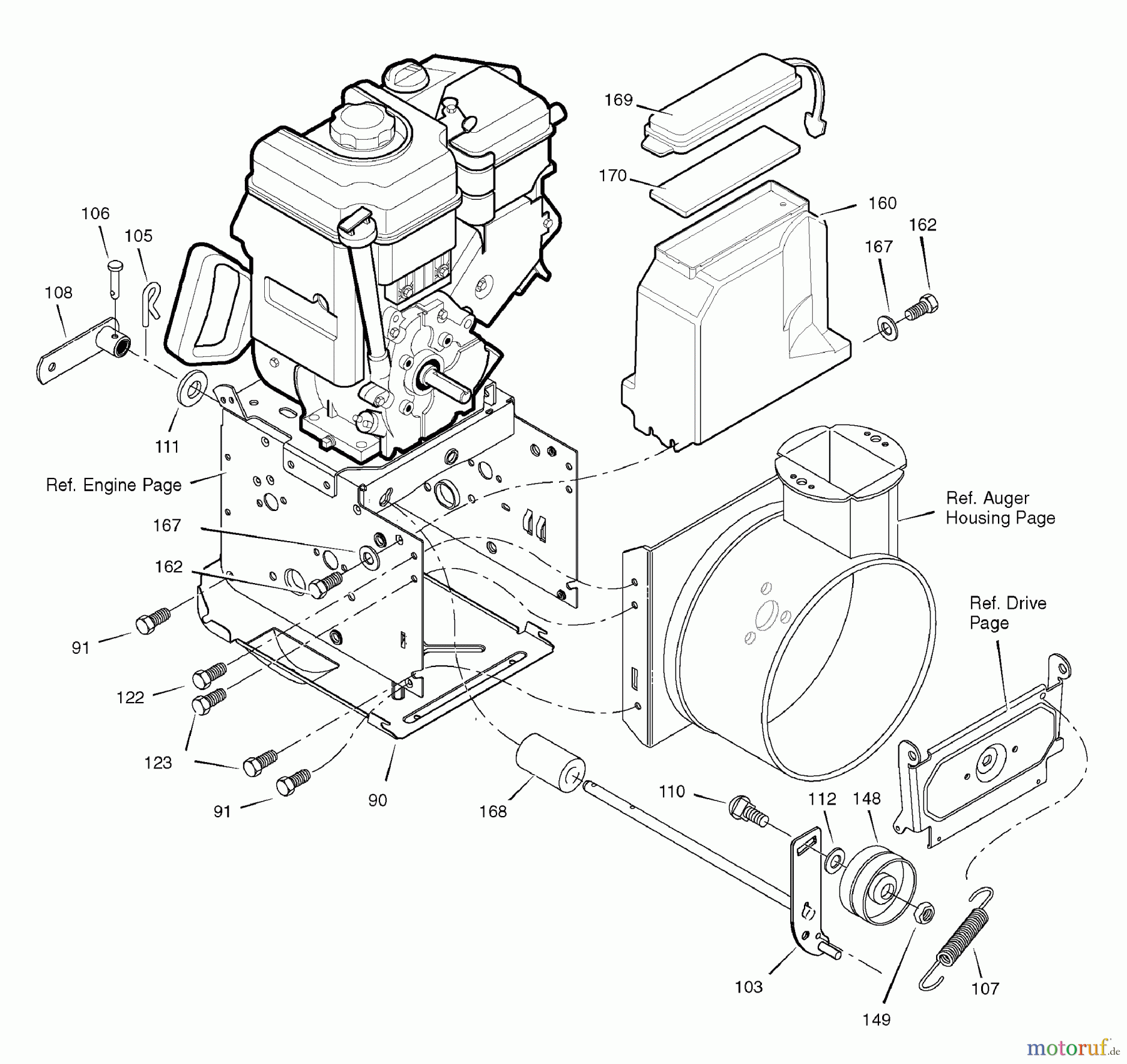 Murray Schneefräsen C950-52848-0 (1695561) - Craftsman 30