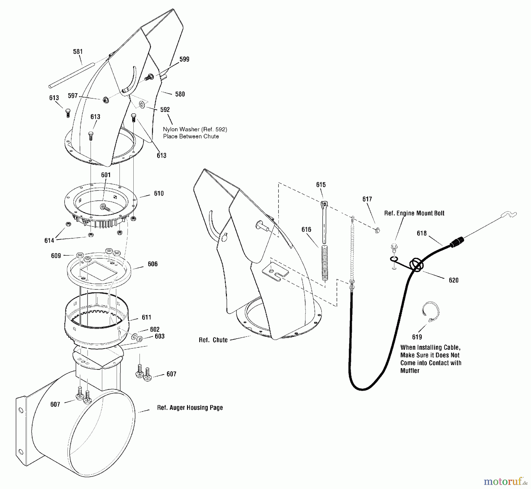 Murray Schneefräsen C950-52871-0 (1695564) - Craftsman 31