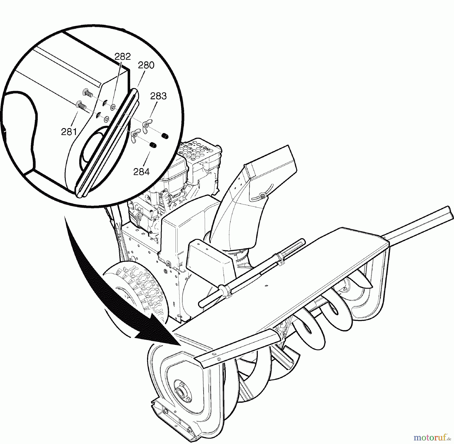Murray Schneefräsen C950-52871-0 (1695564) - Craftsman 31
