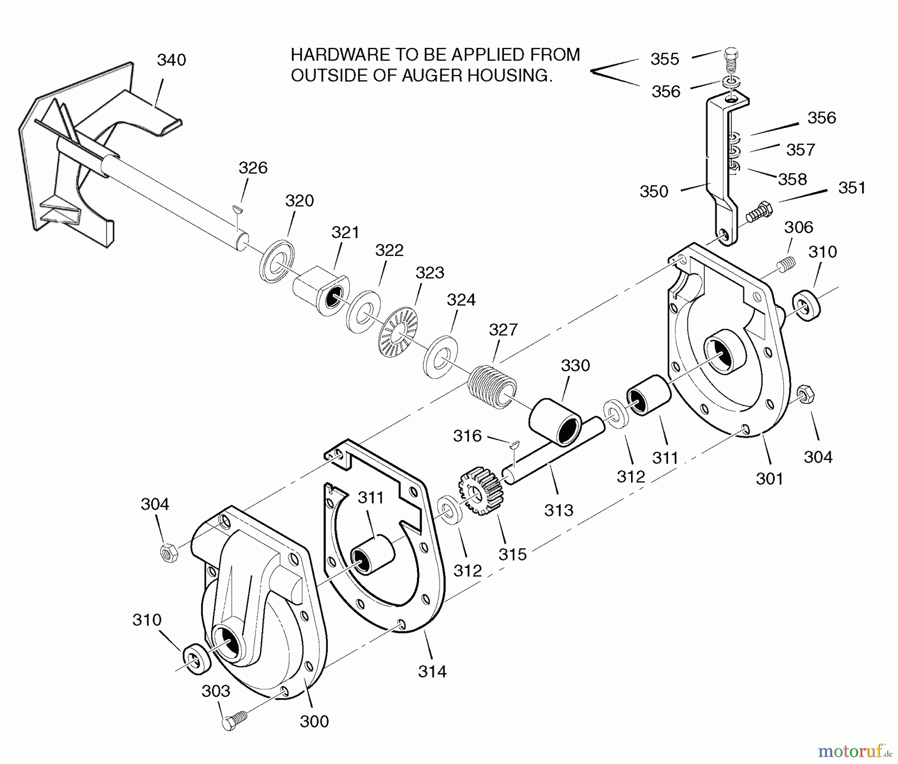 Murray Schneefräsen C950-52871-0 (1695564) - Craftsman 31