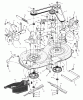 Murray 40541F - 40" Lawn Tractor (2002) Ersatzteile Mower Housing