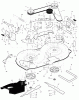 Murray 40541x30A - 40" Lawn Tractor (1998) Ersatzteile Mower Housing