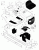 Murray 40541x99A - B&S/ 40" Lawn Tractor (1998) (AAFES) Ersatzteile Chassis & Hood