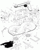 Murray 40541x99A - B&S/ 40" Lawn Tractor (1998) (AAFES) Ersatzteile Mower Housing