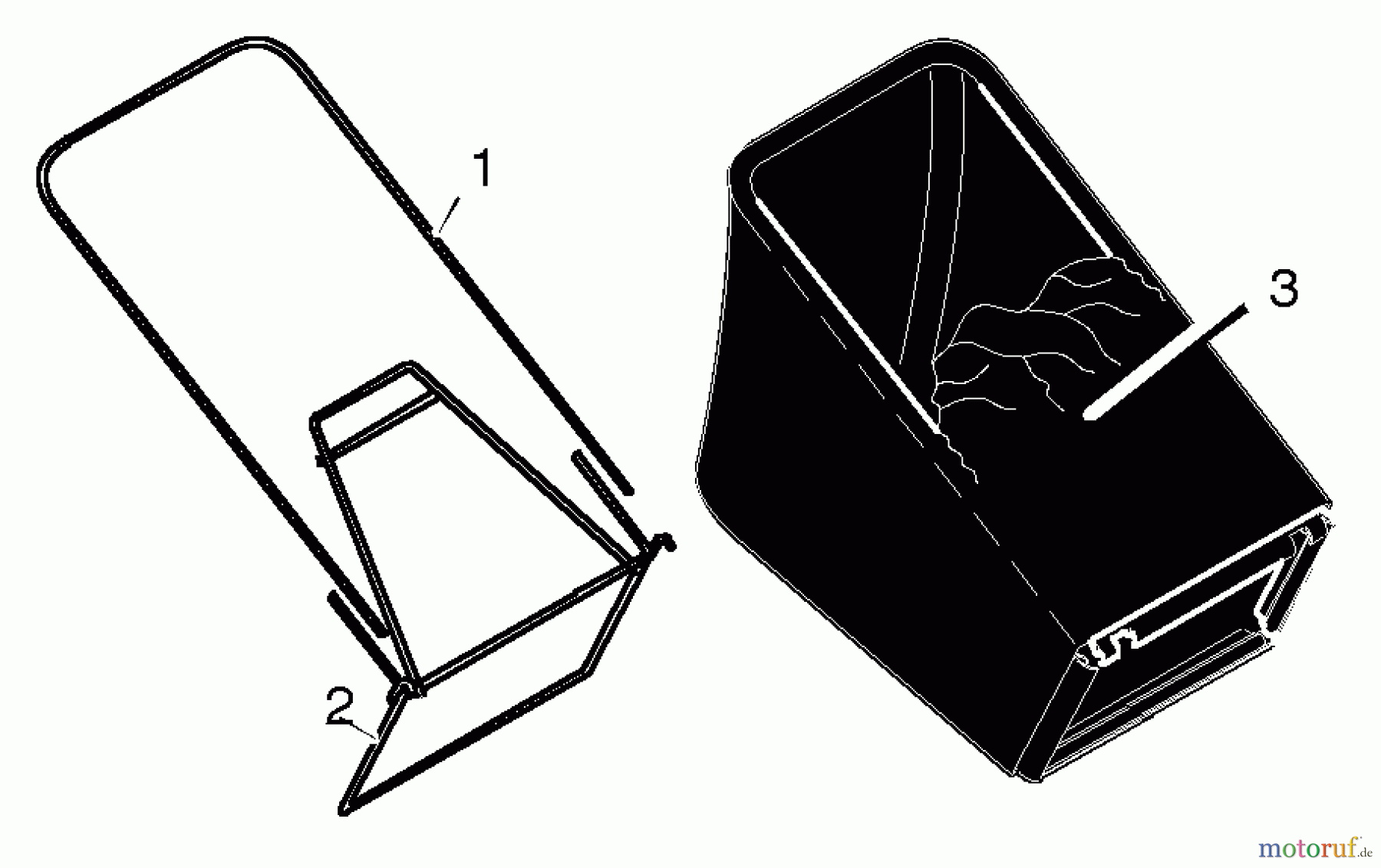  Murray Rasenmäherzubehör 24210x8A - Scotts Grass Bagger (1998) (Home Depot) Bag Assembly