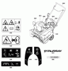 Murray MS55800E (1696211-00) - 22" Single Stage Snowthrower, 8HP (CE) (2012) Ersatzteile Decals Group (2990507)