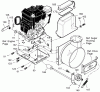 Murray ST0524 (624504x16B) - Frontier 24" Dual Stage Snow Thrower (2004) Ersatzteile Frame