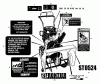 Murray ST0524 (624554x16A) - Frontier 24" Dual Stage Snow Thrower (2005) Ersatzteile Decals