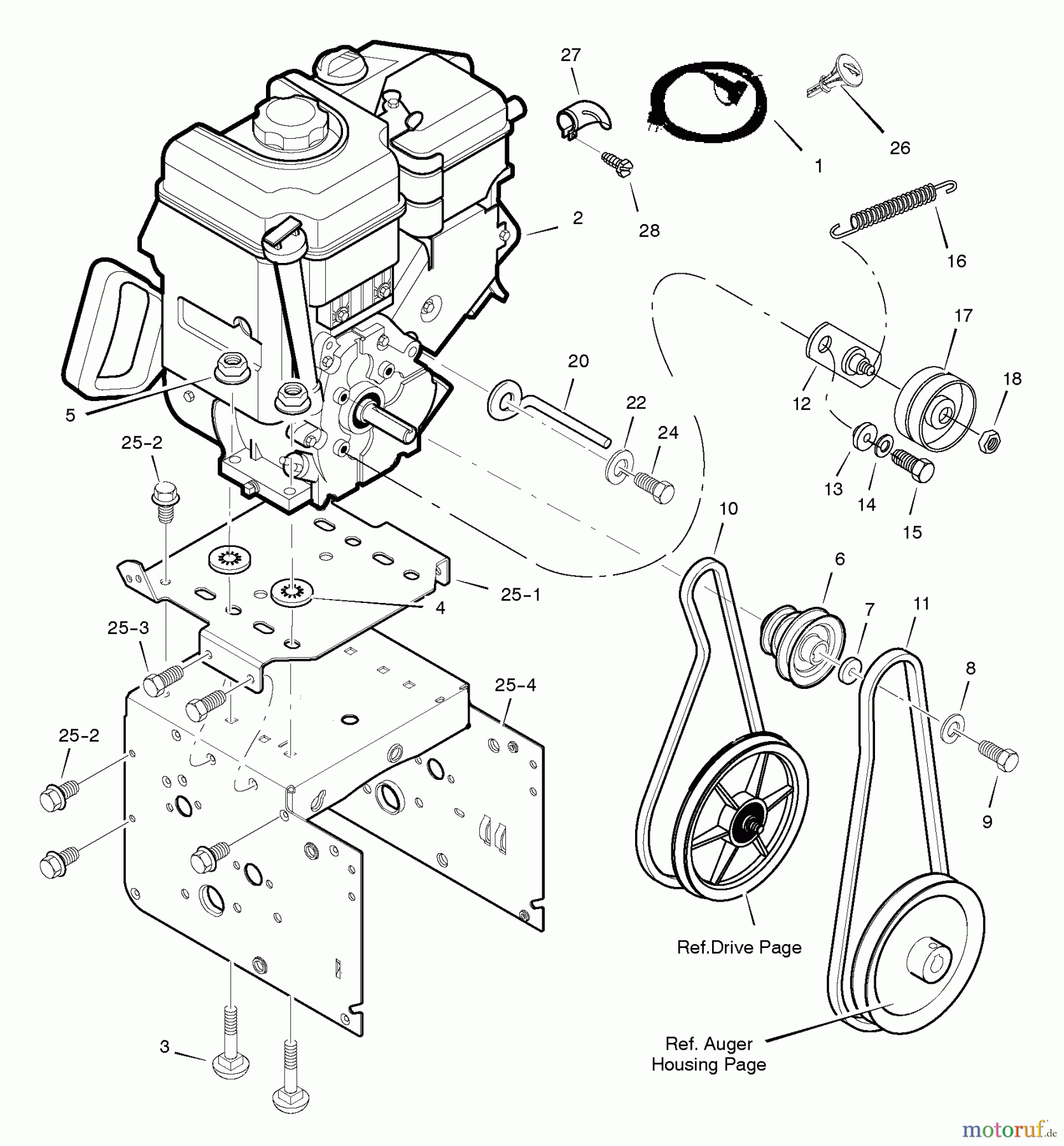  Murray Schneefräsen ST0524 (624554x16A) - Frontier 24