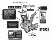 Murray ST0726 (626750x16B) - Frontier 26" Dual Stage Snow Thrower (2004) Ersatzteile Decals