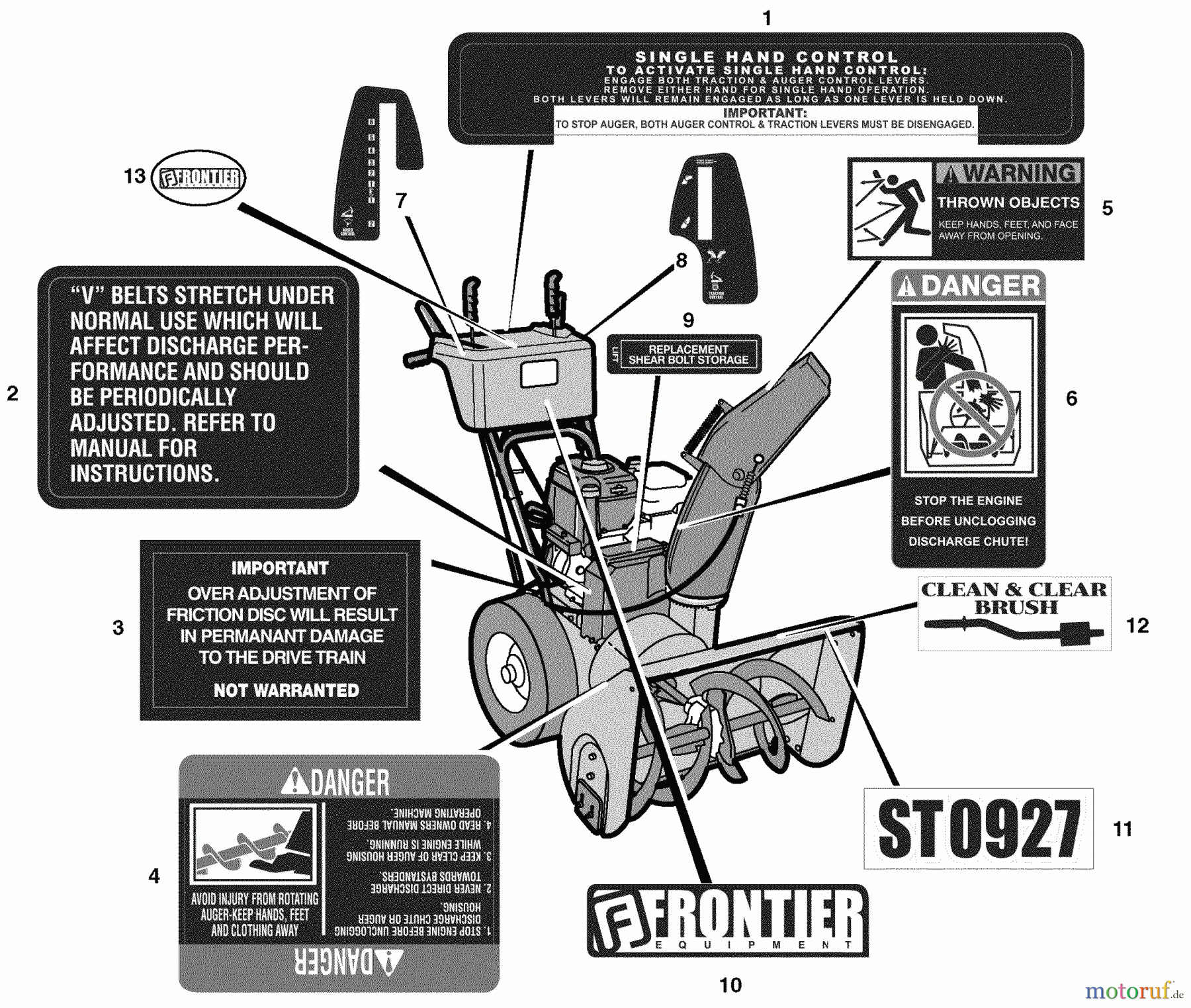 Murray Schneefräsen ST0927 (627904x16B) - Frontier 27