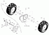 Murray ST1028 (628104x16B) - Frontier 28" Dual Stage Snow Thrower (2004) Ersatzteile Wheels