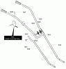 Murray 11052x4C - Cultivator (2001) Ersatzteile Handle Assembly