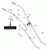 Murray 11052x4NA - Cultivator (2003) Ersatzteile Handle Assembly