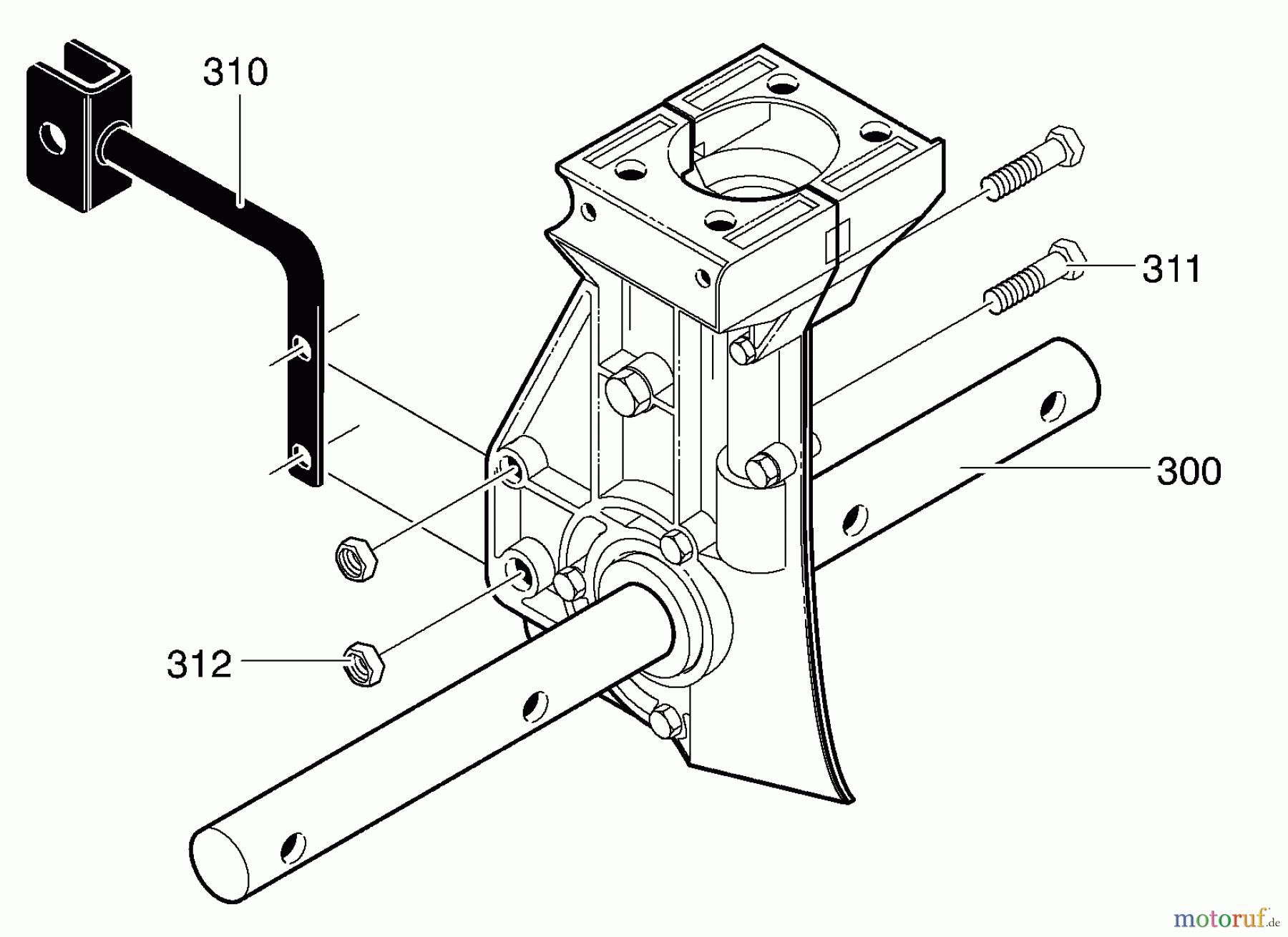 Murray Motorhacken und Kultivierer 11052x6C - Murray Ultra Cultivator (2001) Transmission Assembly