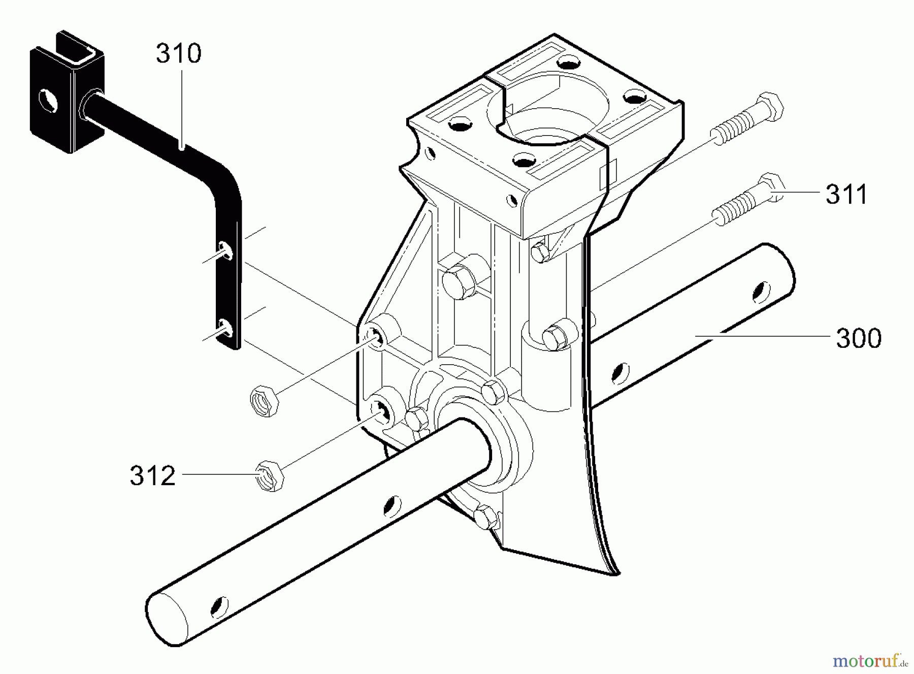 Murray Motorhacken und Kultivierer 11052x92B - B&S/Murray Cultivator (2000) (Walmart) Transmission Assembly