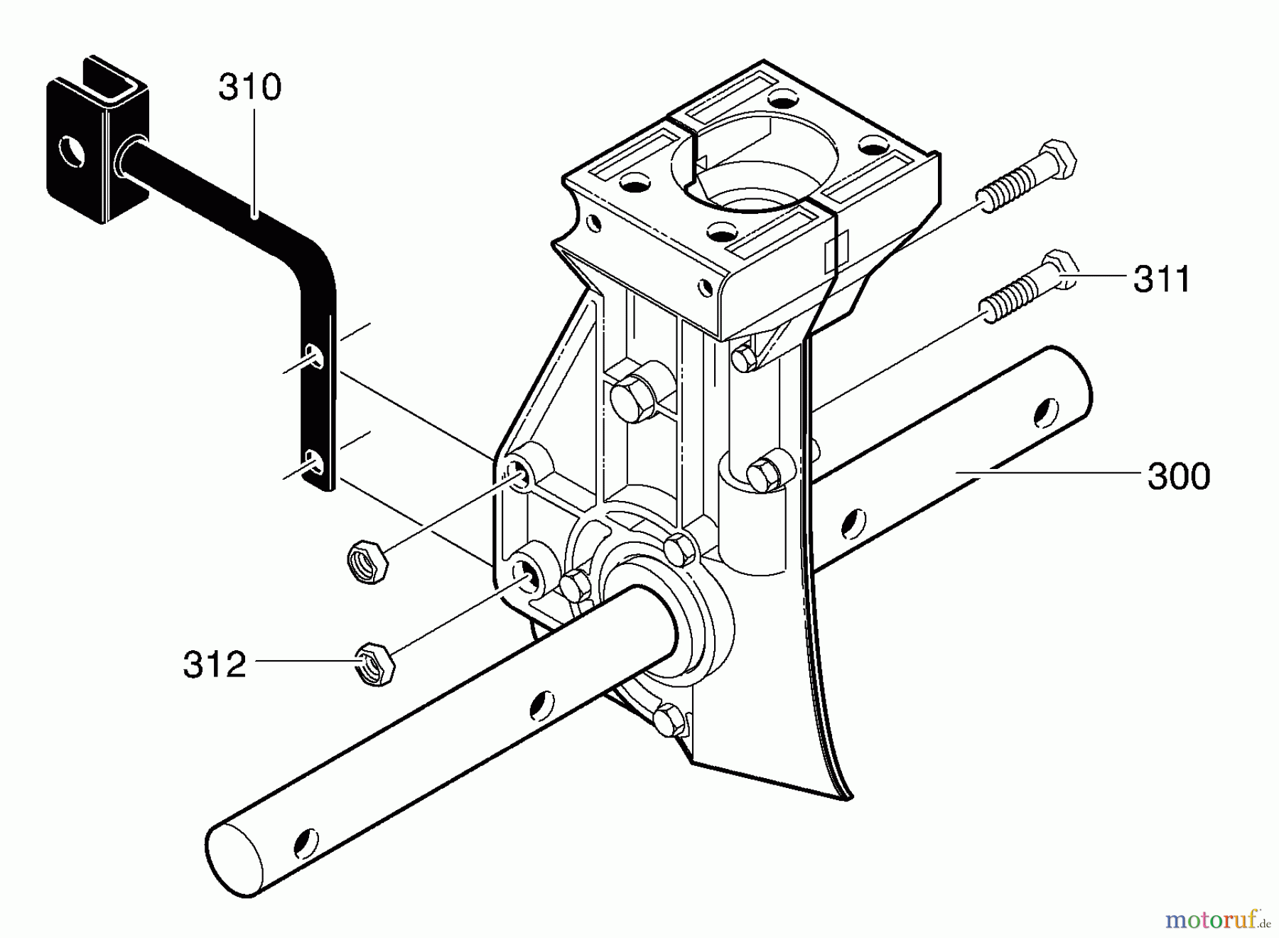  Murray Motorhacken und Kultivierer 11052x92C - B&S/Murray Cultivator (2001) (Walmart) Transmission Assembly