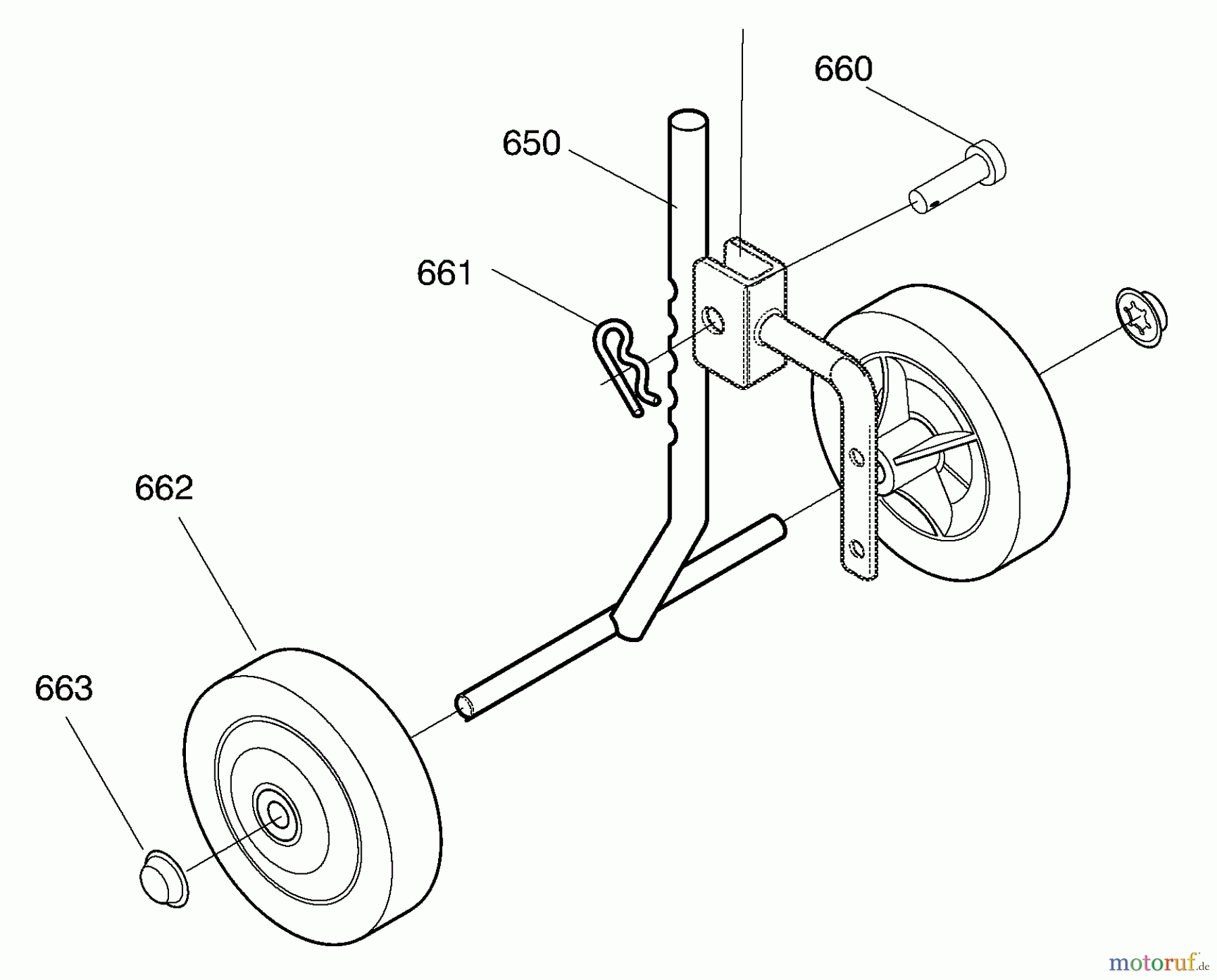 Murray Motorhacken und Kultivierer 11052x92C - B&S/Murray Cultivator (2001) (Walmart) Wheel Assembly