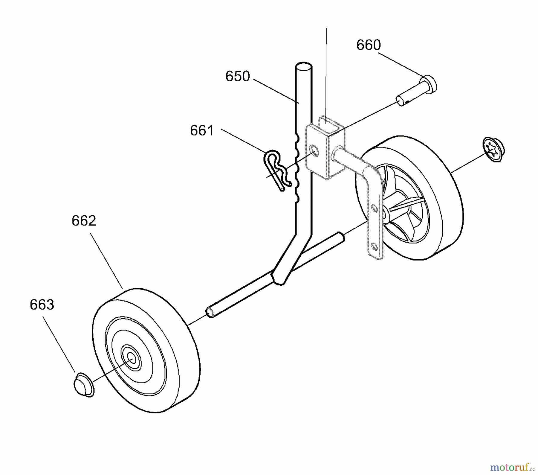 Murray Motorhacken und Kultivierer 11052x92C - B&S/Murray Cultivator (2002) (Walmart) Wheel Assembly
