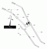 Murray 11053x92NA - B&S/ Cultivator (2004) (Walmart) Ersatzteile Handle Assembly