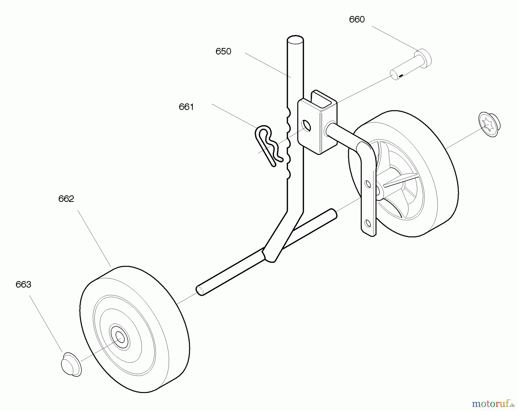 Murray Motorhacken und Kultivierer 11053x92NA - B&S/Murray Cultivator (2004) (Walmart) Wheel Mount