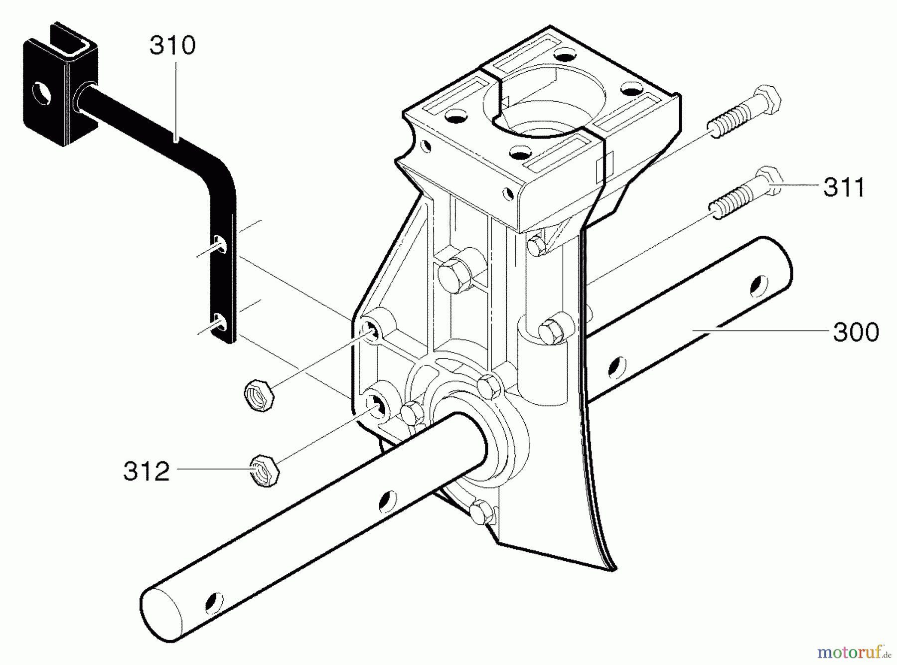 Murray Motorhacken und Kultivierer 536.29252400 - Craftsman Cultivator (2004) (Sears) Transmission