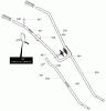 Murray C950-62909-2 - Craftsman Cultivator (2004) (Sears) Ersatzteile Handle