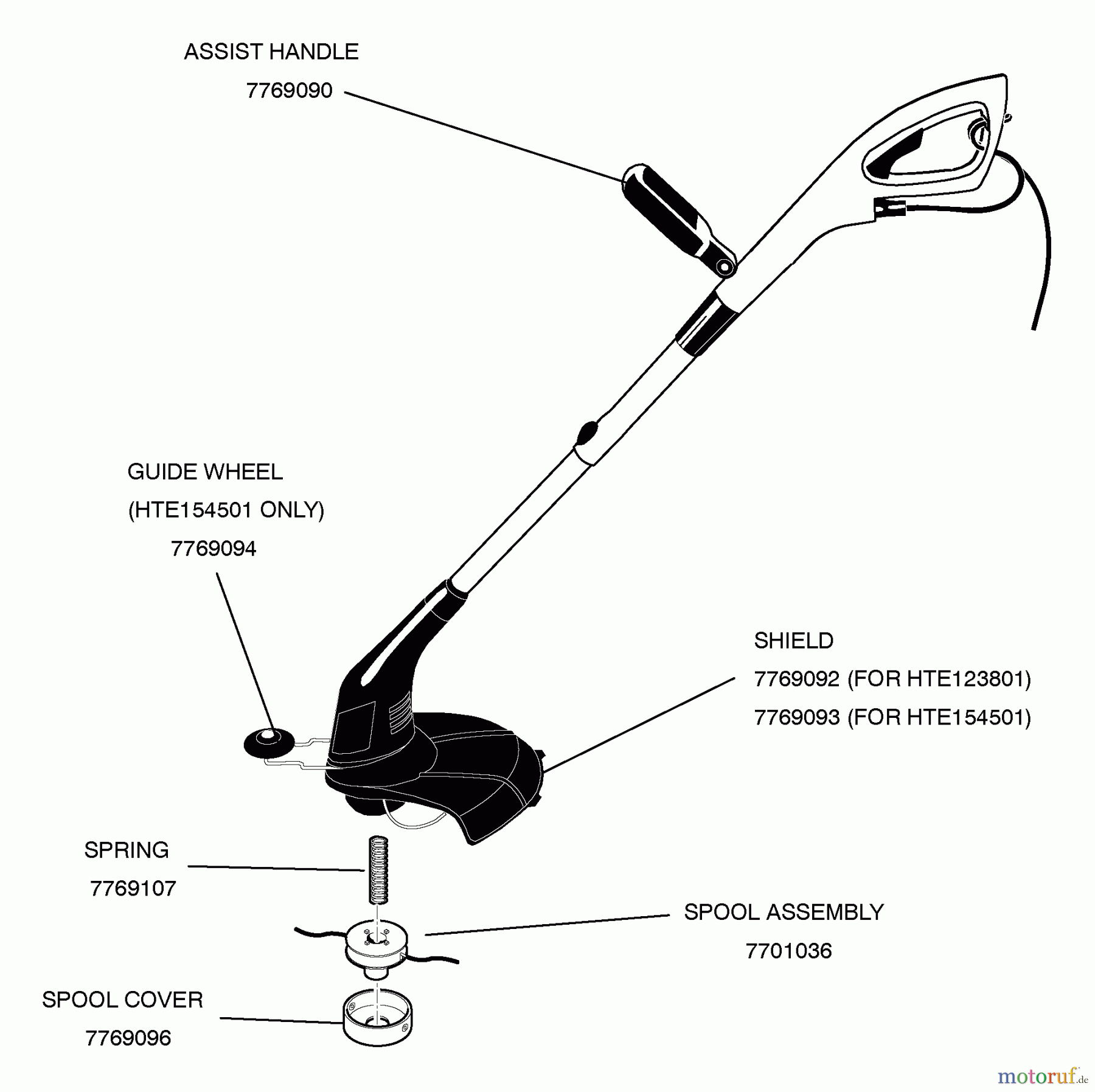 Murray Trimmer, Motorsensen HTE154501 - Murray 15