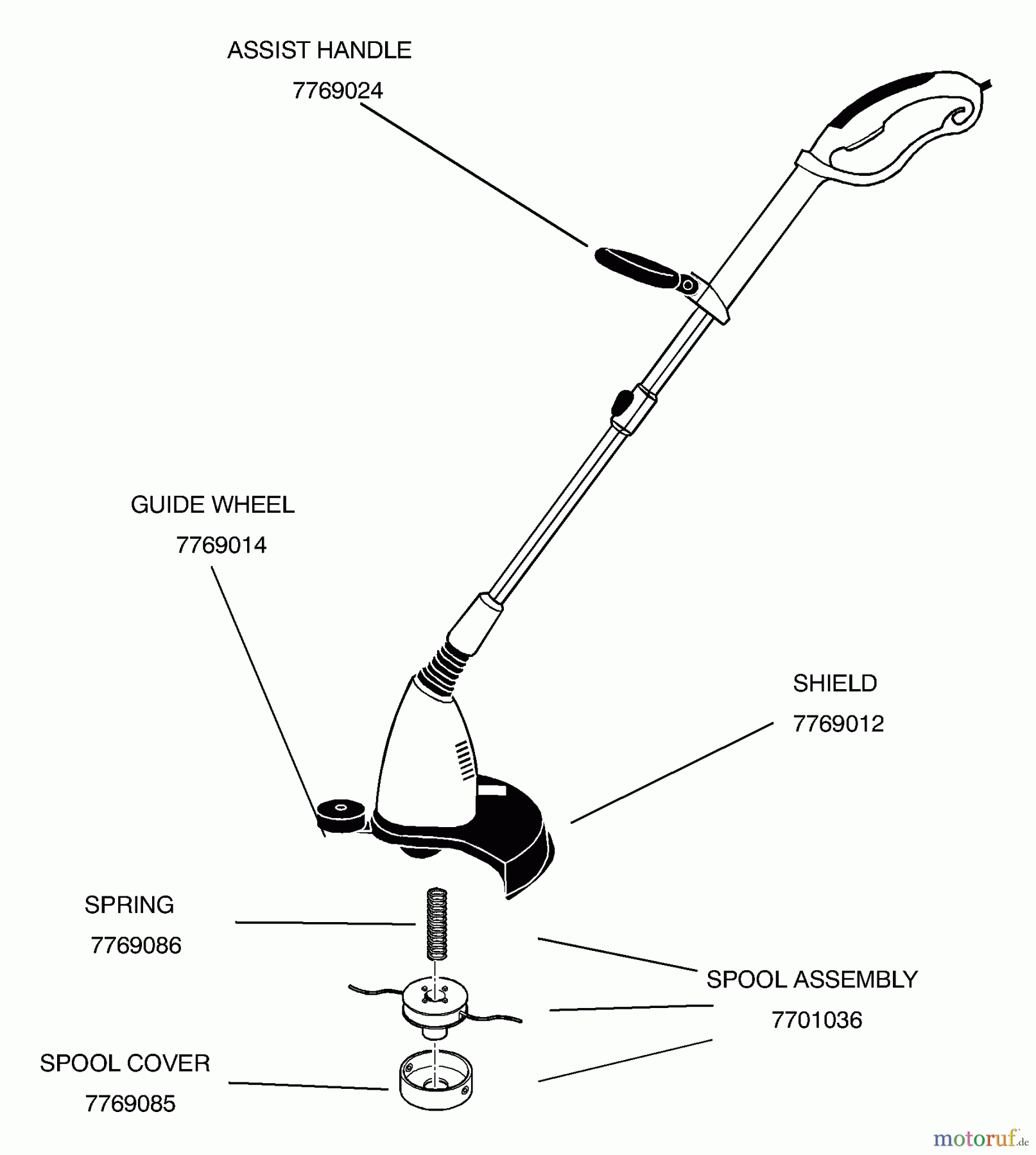 Murray Trimmer, Motorsensen HTE381201 - Murray 12