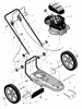 Murray TM6000x8NA - Scotts Walk-Behind String Trimmer (2002) (Home Depot) Ersatzteile Illustration & Parts List