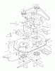 Murray 40614B - 40" Lawn Tractor (1996) Ersatzteile Mower Housing