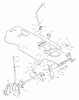 Murray 40614B - 40" Lawn Tractor (1996) Ersatzteile Mower Housing Suspension