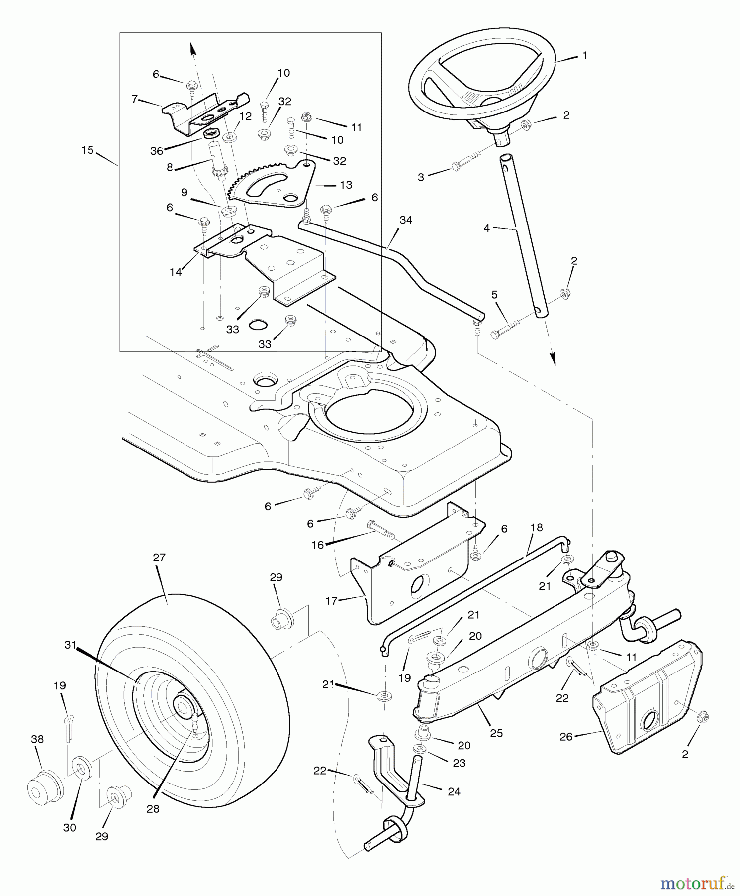  Murray Rasen- und Gartentraktoren 40614B - Murray 40