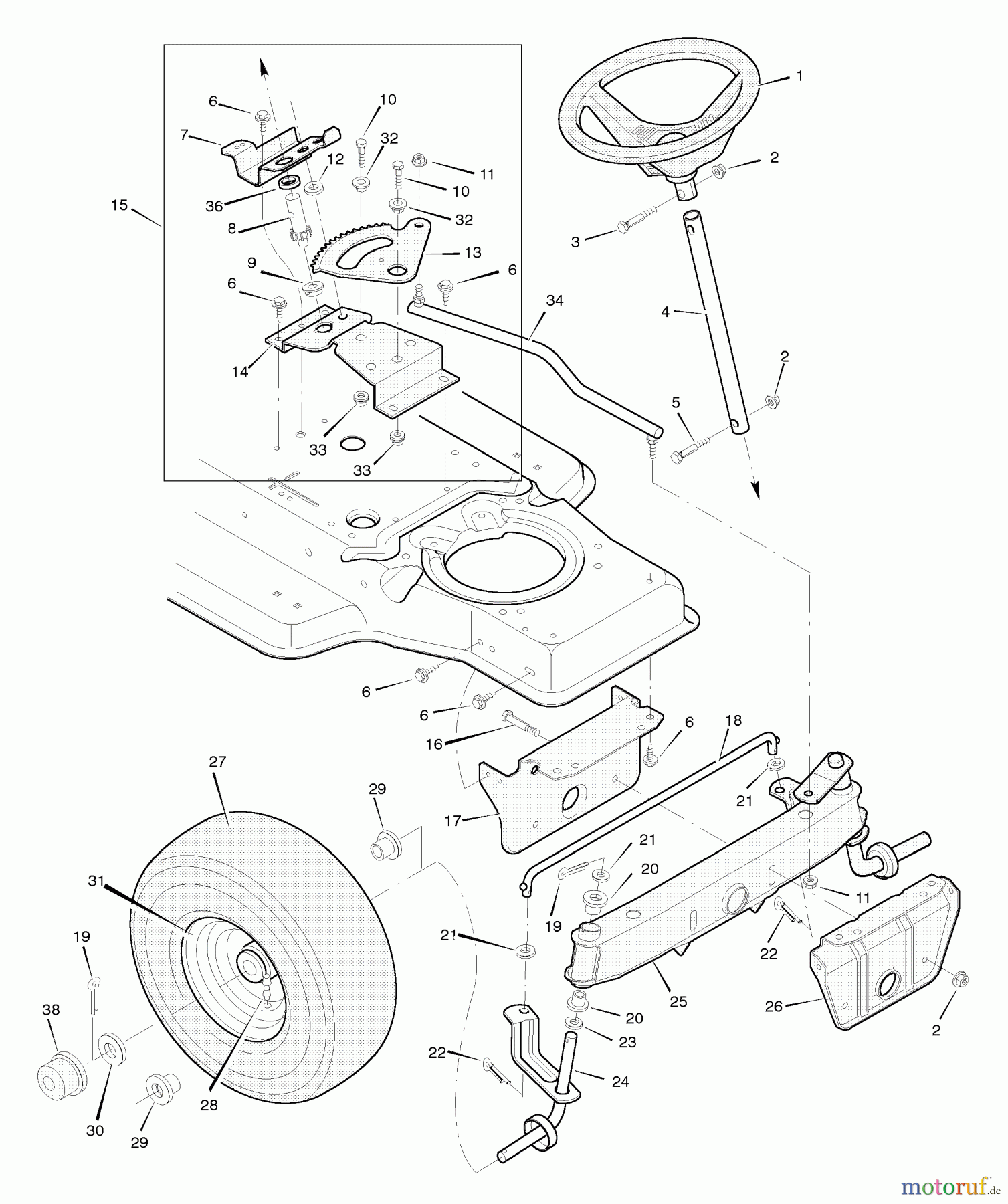 Murray Rasen- und Gartentraktoren 40708x8B - Scotts 40